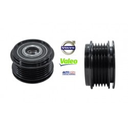 POLEA ALTERNADOR VOLVO S40 2010-2013 SISTEMA VALEO 5 RANURAS Y SEPERACION OEM. 91329 F-557564