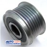POLEA ALTERNADOR TIIDA SENTRA VERSA NISSAN VALEO SISTEMA DE CLUCH 6 CANALES PARA BANDA PLANA OEM. 23151-ED00A