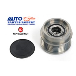 POLEA ALTERNADOR VOYAGUER CHRYSLER DODGE SISTEMA NIPPONDENSO 6 RANURAS SISTEMA DE CLUCH TIPO ORIGINAL OEM.02104-1130 02104-1170