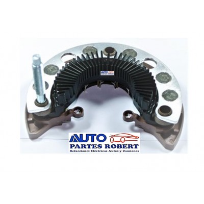 PORTA DIODO ALTERNADOR MITSUBISHI PACIFICA CHRYSLER DODGE 12 VOLTS 140 AMPERES BORNE A LA IZQUIERDA OEM. IMR-12802
