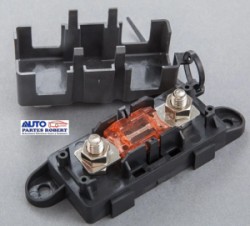PORTA FUSIBLE MEGA 300 AMPERES 60 VOLTS TEMPERATURA -40 C A 125 C TAMAÑO 130X43X43mm REFORZADO OEM.
