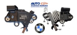 REGULADOR ALTERNADOR BMW X5 3231 3281 5351 2007-2010 SITEMA BOSCH IMPORTADO BOSCH F 00M 346 089 IB6024