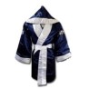 Bata para Boxeo de satín color Azul Marino