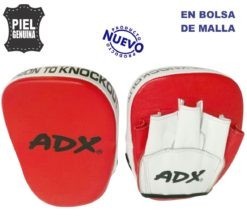 Mini manopla curva en piel