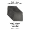 Piso Gym Tatami ADX 8 piezas de 60x60x 1.2 cm cubre 2.88 m²