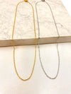 Cadena Sencilla Oval Acero