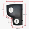 Upper cut de pared vinil resistente medidas 60x48x34 cm