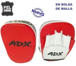 Mini manopla curva en piel