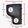 Upper cut de pared vinil resistente medidas 60x48x34 cm