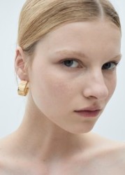Pendientes aros textura