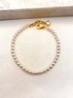 Pulsera Perlas Acero