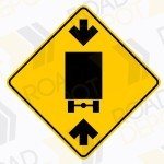 Calcomanía reflejante impresa de señal SP-25 ALTURA LIBRE (No incluye adicional)