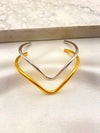 Pulsera Aro Ondas Acero