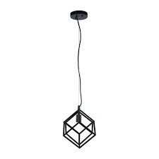 LAMPARA DECORATIVA COLGANTE E27 1 LUZ NEGRO 100-240V MERAK NO INCLUYE FOCO