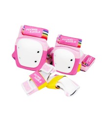 Kit de Protecciones Para Niños - Flying Eagle Valiant Rosa