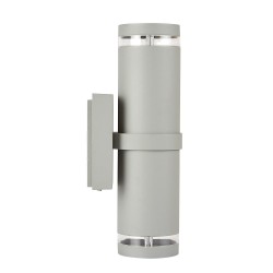 LAMPARA SUP P/MURO E27 DECORATIVA 100-240V 2 LUCES SATIN TOLEDO I NO INCLUYE FOCO
