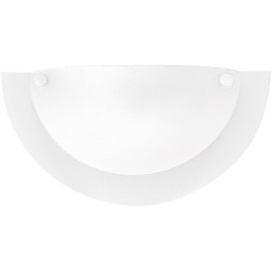 LAMPARA P/PARED DECORATIVA E27 1 LUZ BLANCO OPALINO 100-240V FORIO I NO INCLUYE FOCO