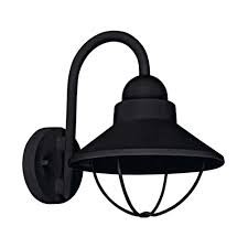 LAMPARA P/PARED DECORATIVA E27 1 LUZ NEGRO 100-240V ARA NO INCLUYE FOCO
