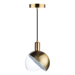 LAMPARA DECORATIVA COLGANTE E27 1 LUZ ACERO 100-240V KORNE NO INCLUYE FOCO