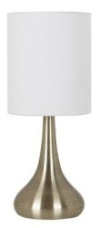 LAMPARA PARA MESA DECORATIVA E26 1 LUZ TOUCH 1 X 60W ANTIQUE MEISSA