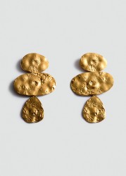 Pendientes largos textura