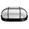 LAMPARA SUPERFICIE PARA MURO E26 DECORATIVA 90-260V NEGRO CON REJILLA NO INCLUYE FOCO