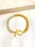 Pulsera Combinada Broche T Acero