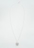 Collar cadena colgante esfera