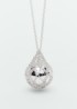 Collar cadena colgante esfera