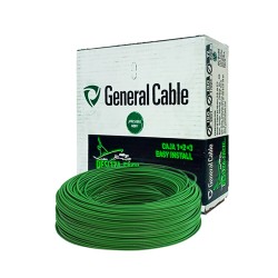 CABLE THHN 6 VERDE GENERAL CABLE CAJA