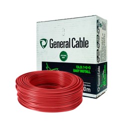 CABLE THHN 10 ROJO GENERAL CABLE CAJA