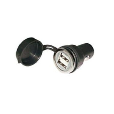 Cargador USB de Montaje en Panel de Doble Puerto de 12 V SEACHOICE