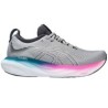 Tenis Asics GEL NIMBUS 25 Gris Bicolor Mujer
