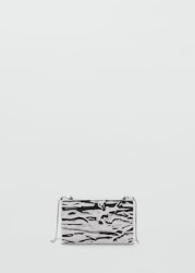 Bolso clutch textura