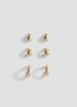 Set pendientes combinados