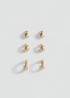 Set pendientes combinados
