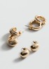Set pendientes combinados