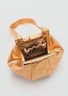 Bolso piel metalizado