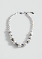 Collar abalorios combinados