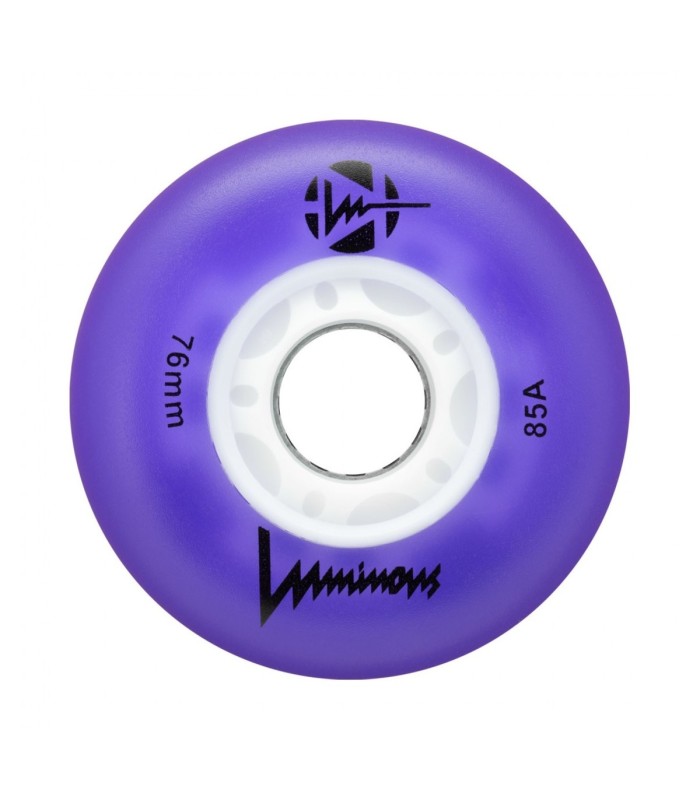 Ruedas LUMINOUS LED Purple - 76mm/85a