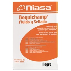 BOQUILLA CON ARENA NEGRO SACO 10KG NIASA