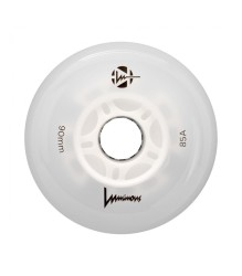 Ruedas LUMINOUS LED White - 90mm/85a