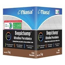 BOQUILLA SIN ARENA CHOCOLATE SACO 5KG NIASA