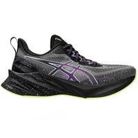 Tenis Asics NOVABLAST 3 LE Running Negro Verde Mujer