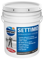 IMPER ACRILICO FIBRATADO SETTIMO BLANCO CUB 19 LT.