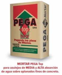 MORTAR PEGA TOP GRIS SACO 20KG NIASA