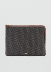 Funda portátil estampado logo
