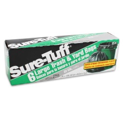 BOLSA P/BASURA 33GAL 6PZ SURE-TUFF