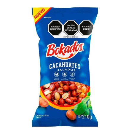 CACAHUATE SALADO 210GR.