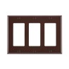 TAPA 4 X 6 DECORA 3 UNIDADES CAFE LEVITON